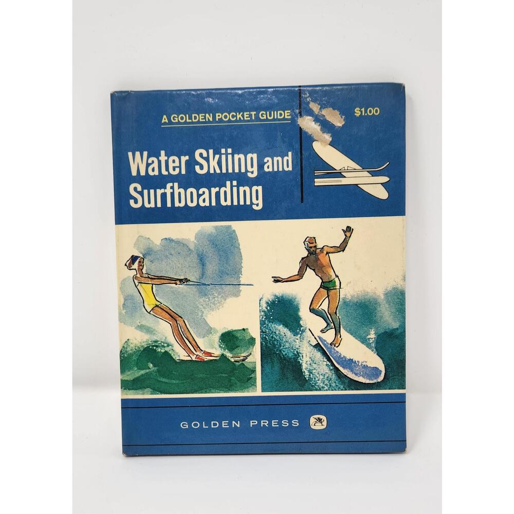 Vintage Golden Pocket Book | 1968 | Water Skiing and Surfboarding